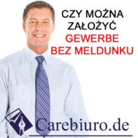 Firma jednoosobowa w Niemczech ubezpieczenie carebiuro.de